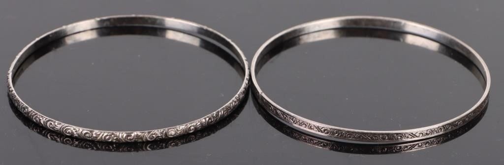 CORO STERLING SILVER UNISEX BANGLE BRACELETS (1 of 4)
