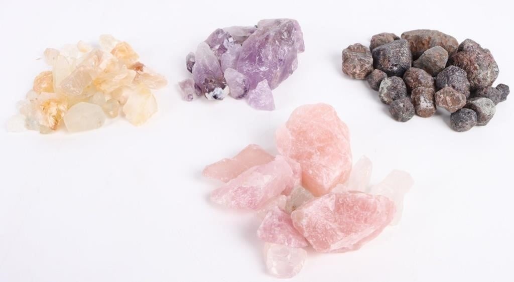 LOOSE COLLECTION OF LARGE MINERALS & GEMSTONES (1 of 7)