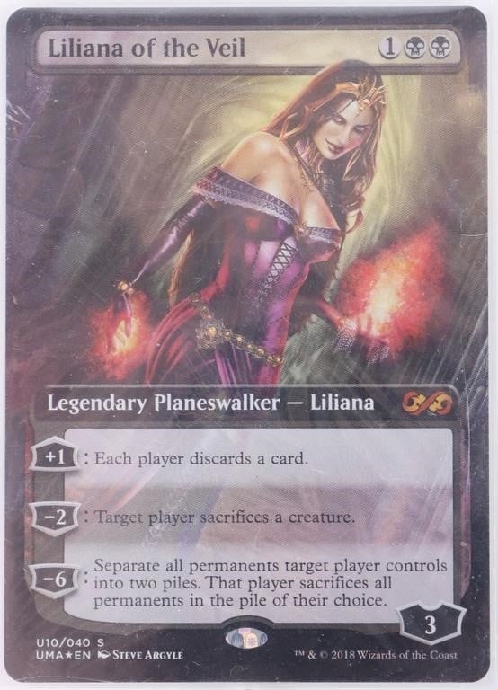 MAGIC THE GATHERING LILIANA OF THE VEIL BOX TOPPER (1 of 2)