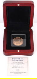 1967 1ST YEAR UNCIRCULATED KRUGGERAND W/COA