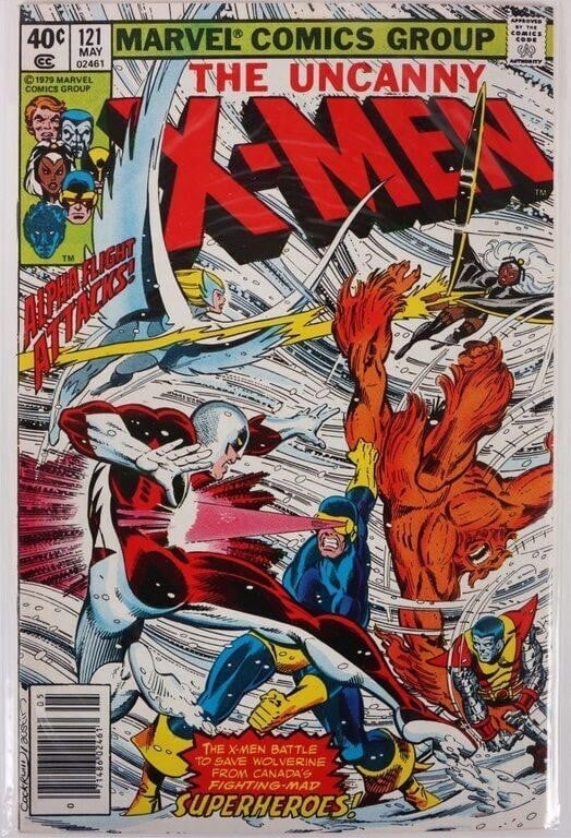 UNCANNY X-MEN #121 COMIC 1ST TEAM APP ALPHA FLIGHT (1 of 4)