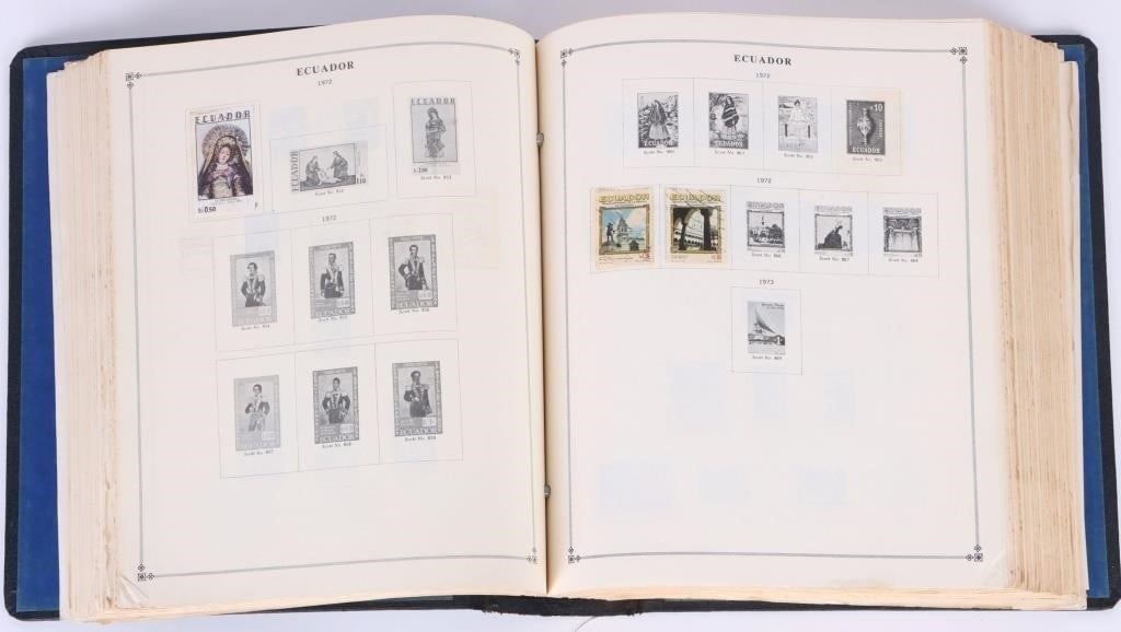 INTERNATIONAL WORLD POSTAGE STAMPS 1971-1973 PT 8 (1 of 6)