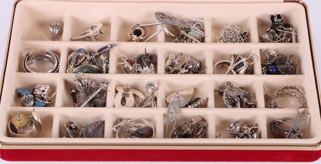 STERLING SILVER COLLECTION LADIES EARRINGS W/ BOX (1 of 6)