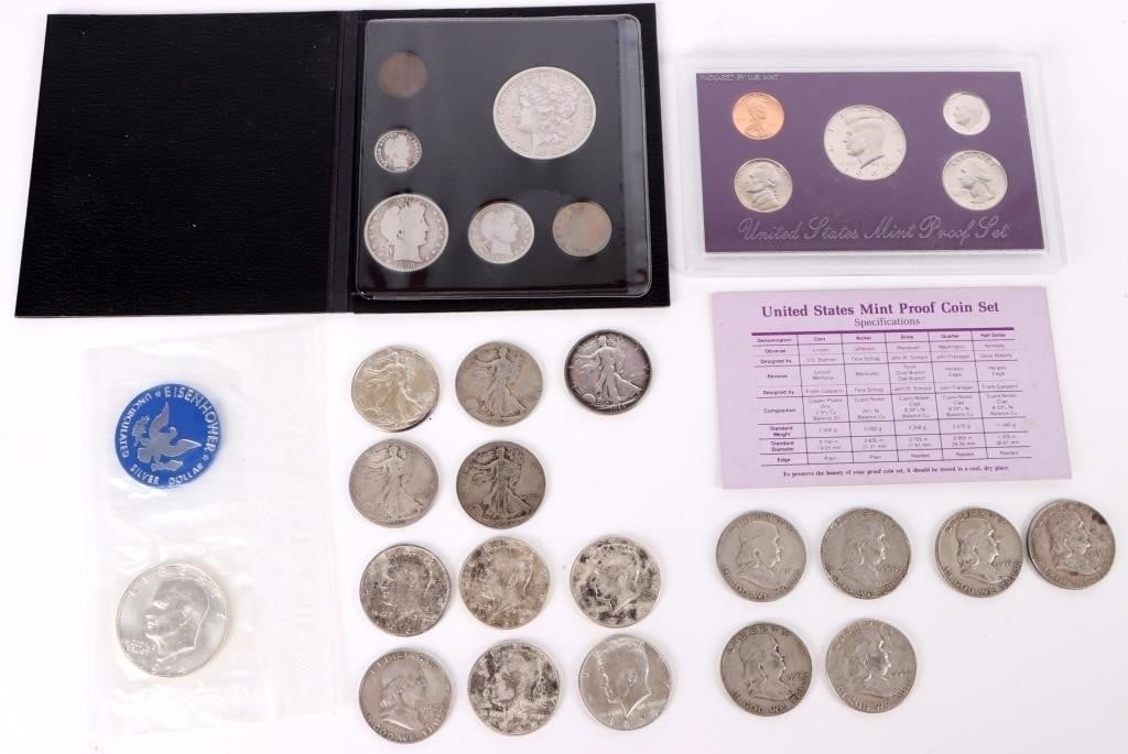 ASSORTED UNITED STATES COINAGE 1900-1992 - (4) (1 of 6)
