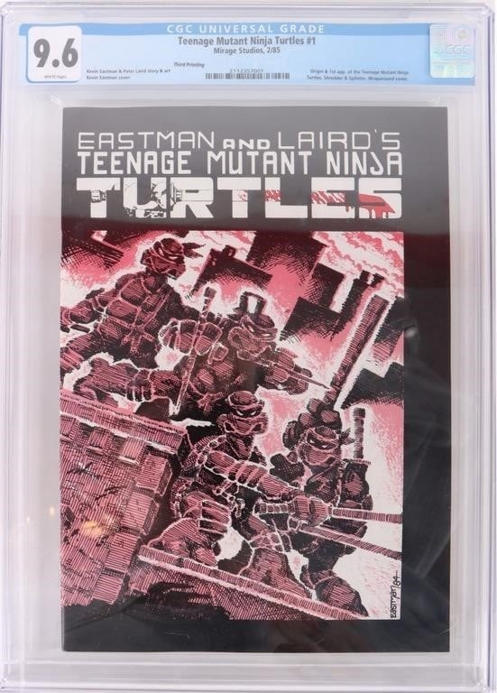 TEENAGE MUTANT NINJA TURTLES #1 CGC 9.6 - 3RD PR. (1 of 4)