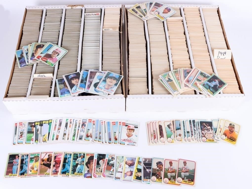 1980'S TOPPS, DONRUSS & FLEER BASEBALL COLLECTION (1 of 10)
