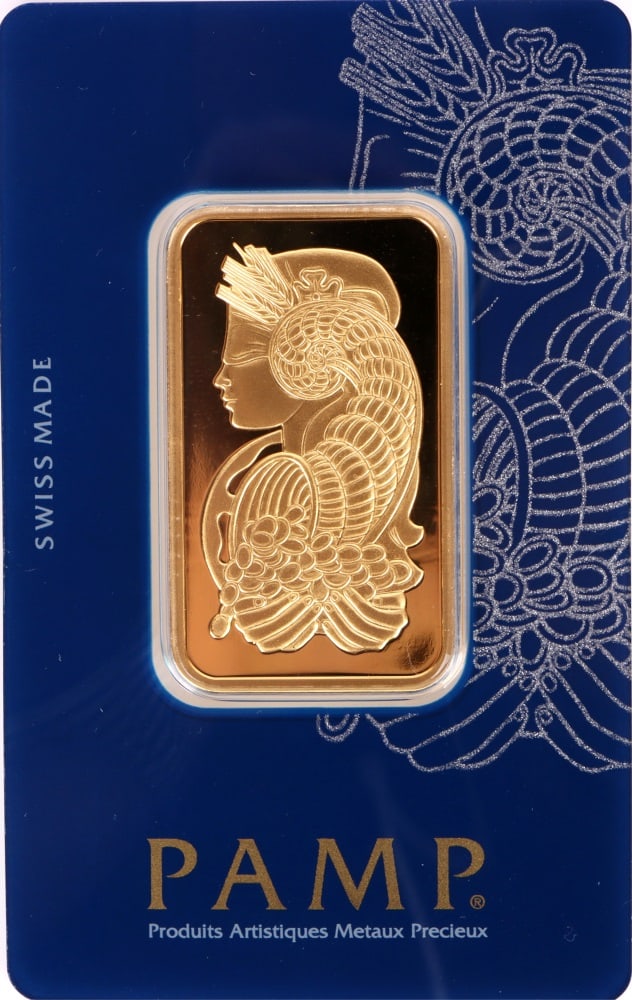 .9999 FINE GOLD PAMP SUISSE 1.0OZ GOLD BAR (1 of 3)