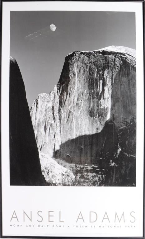 ANSEL ADAMS AUTHORIZED EDITION HALF DOME PRINT (1 of 6)