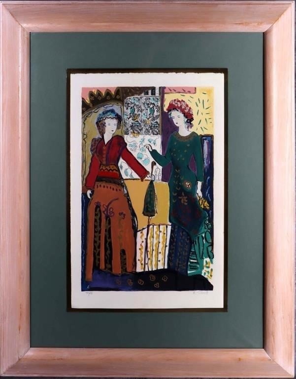 BRACHA GUY SERIGRAPH 47/295 'EVENING OUT' SIGNED (1 of 6)