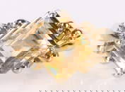 10K YELLOW GOLD SQUARE CITRINE LADIES RING