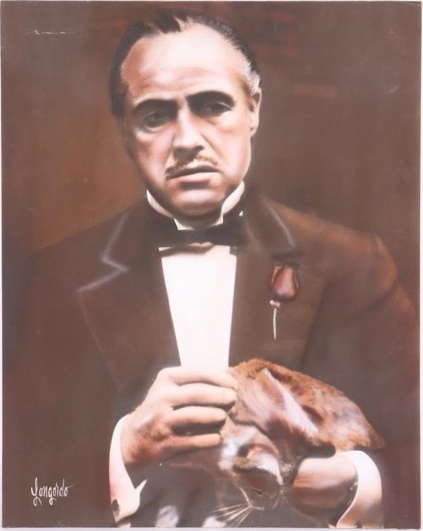MARLON BRANDO ORIGINAL PAINTING BY GARY LONGORDO (1 of 7)