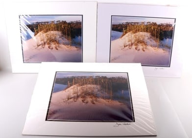 JAMES VALENTINE HAND-SIGNED PRINTS - LOT OF 3