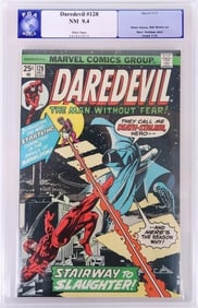 DAREDEVIL #128 PGX 9.4 1975 WHITE PGS.
