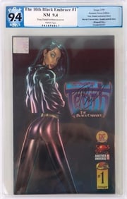 THE 10TH BLACK EMBRACE #1 PGX 9.4 SIGNED T. DANIEL