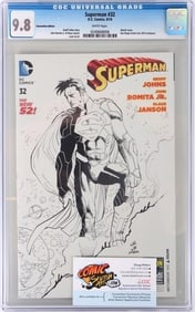 SUPERMAN #32 CGC 9.8 2014 SAN DIEGO COMIC CON ED.