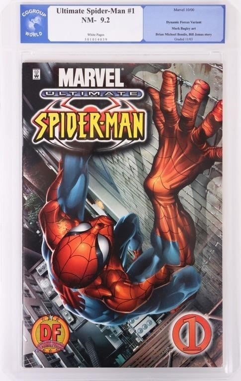 ULTIMATE SPIDER-MAN #1 DYNAMIC FORCES CGG 9.2 (1 of 5)