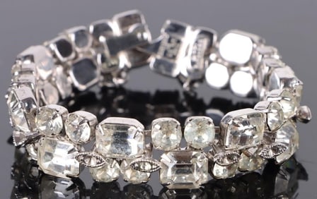 VINTAGE EISENBERG ICE LADIES RHINESTONE BRACELET