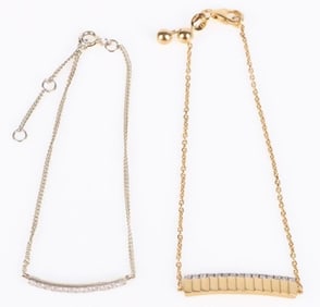 DIAMOND VERMEIL STERLING SILVER LADIES BRACELETS