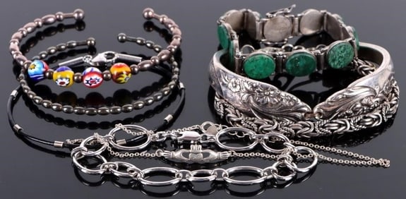 STERLING SILVER COLLECTIBLE LADIES BRACELETS