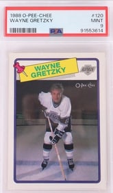 PSA 9 MINT 1988 O-PEE-CHEE WAYNE GRETSKY #120