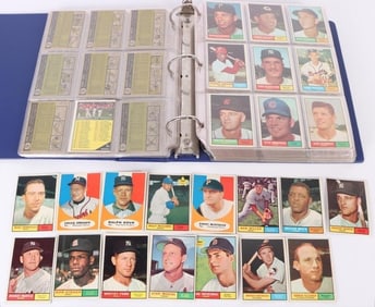 1961 TOPPS BASEBALL NEAR COMPLETE SET