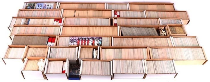 ASSORTED NFL FOOTBALL 90'S MOSTLY COMPLETE SETS