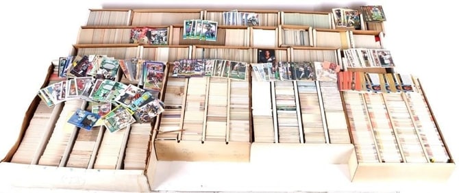COLLECTOR'S LOT OF 1990'S FOOTBALL CARDS & SETS