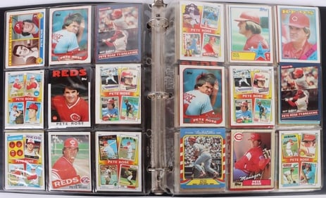 PETE ROSE BASEBALL CARD DEDICATED COLLECTION