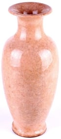 CRACKLE PEACH ANTIQUE CHINESE LIUYEPING VASE