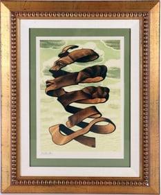 M.C. ESCHER SIGNED 'PEEL' LITHOGRAPH