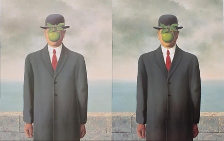 1946 RENE MAGRITTE SON OF MAN ART PRINT POSTERS