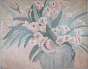 S. MCGROW ORIGINAL TEXTURED PAINTING AFTER