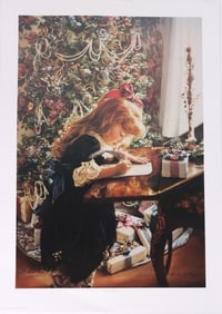 SANDRA KUCK DEAR SANTA SIGNED LMTD ARTIST'S PRINT
