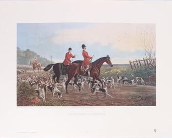 SHELDON WILLIAMS RETURN TO KENNEL ART PRINT