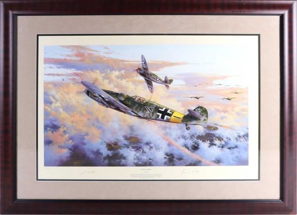 'EAGLE STRIKE' SIGNED PRINT BY SIMON ATACK 367/500 (1 of 8)