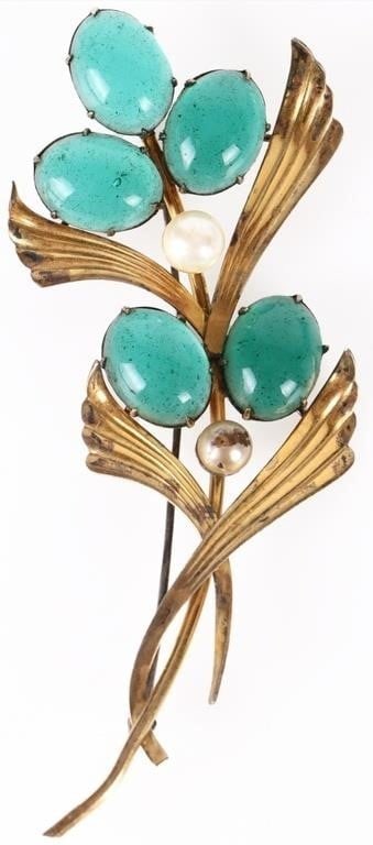 SYMMETALLIC STERLING & 14K GOLD NATURE PIN: Symmetalic Sterling & 14k Gold Nature Pin Condition: Fine. See images.