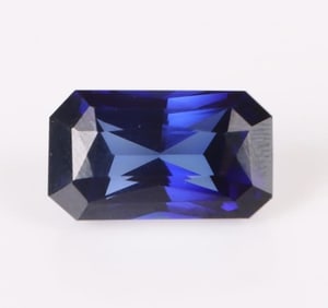 26.15CT LARGE EMERALD-CUT SAPPHIRE W/ GIE CERT