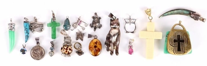 STERLING SILVER UNIQUE CHARMS & PENDANTS