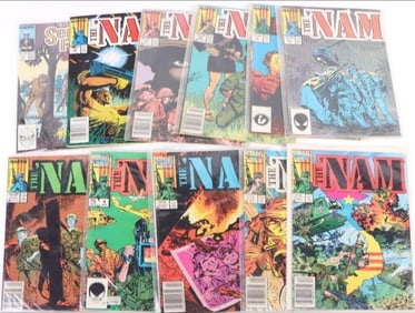 VINTAGE MARVEL MILITARY COMIC BOOKS - LOT OF 11