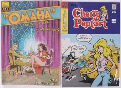 'OMAHA' THE CAT DANCER & CHERRY POPTART #1 COMICS