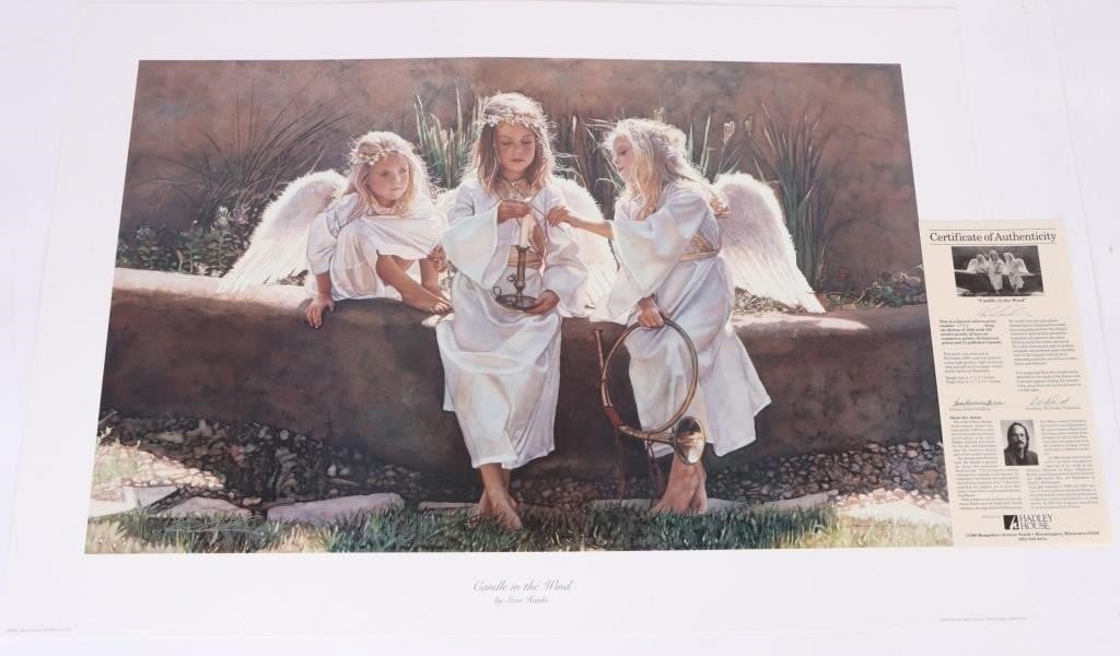 STEVE HANKS CANDLE IN THE WIND SIGNED LMTD PRINT (1 of 6)