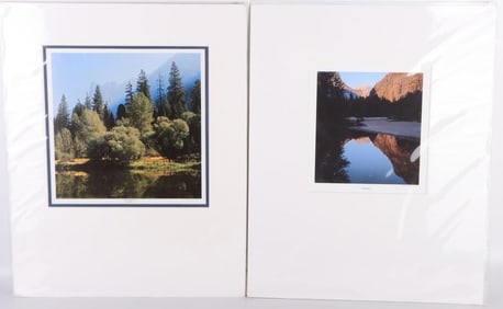 HAND-SIGNED PHOTOGRAPH PRINTS OF YOSEMITE - (2)