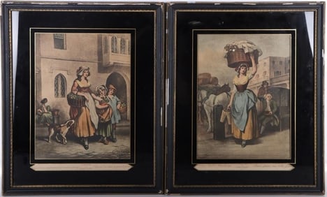 F. WHEATLEY R.A. 'CRIES OF LONDON' PRINTS (2)