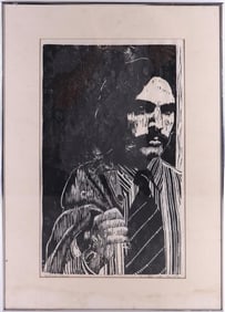 ORIGINAL BLACK & WHITE PORTRAIT FRAMED PRINT