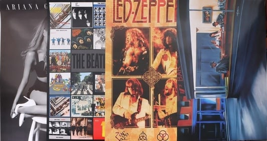 COLLECTIBLE MUSIC ARTIST'S & BAND POSTERS - (4)