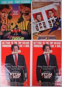 ASSORTED COMEDY MOVIE ORIGINAL POSTERS - LOT OF 4