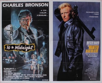 ASSORTED ACTION MOVIE ORIGINAL POSTERS - LOT OF 4