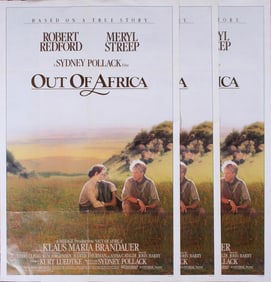 1985 OUT OF AFRICA ORIGINAL MOVIE POSTERS - (3)