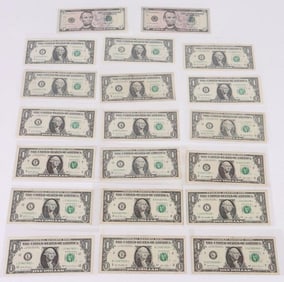 COLLECTIBLE US STAR NOTES $1 & $5 BILLS