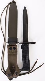 VINATGE US M6 BAYONET KNIFE W/ M8A1 SHEATH